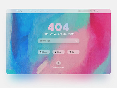 Daily UI 08 — 404 Page 008 404 404 page apple daily ui dailyui dailyui 008 dailyui008 figma floating ios macos ui ux