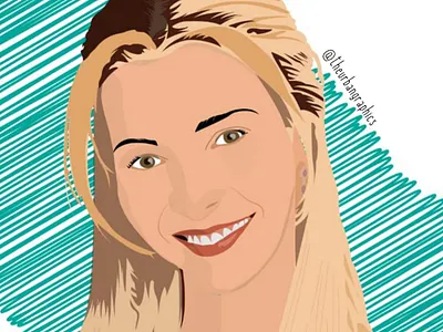Phoebe Buffay art artist digital digitalart digitalartist digitalartwork digitalportrait friends illustration illustrator phoebe phoebebuffay portrait
