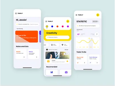 New Look For Year.ly branding design flat illustrator product design ui uidesign uiux uiuxdesign ux