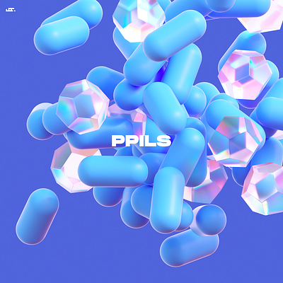 PPILS 3d branding c4d cinema 4d illustration logo octane octane render render web