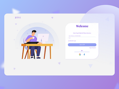 Website Login UI app design illustration login login page minimal signup ui ui design ux ux ui web webdesign