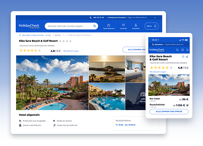 Hotel Page Concept beach design desktop figma holiday hotel hotel booking mobile mobile design travel ui