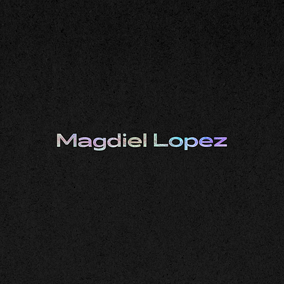 Magdiel Lopez — Identity and Website brand brand identity branding design graphic lopez magdiel typography visual webdesign