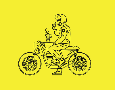 RIDER bike biker bikes illustration illustrator rider travel