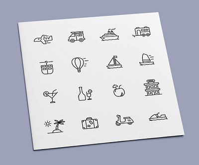 Travel Icons holiday holidays icon icon design icon set icons transport transportation travel vacation vehicle