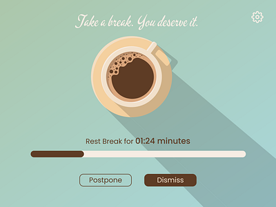 Daily UI 016 Pop Up/Overlay break pop up coffee coffee break daily ui 016 dailyui dailyui016 overlay popup design take a break ui ui ux ui inspiration uidesign uiux ux