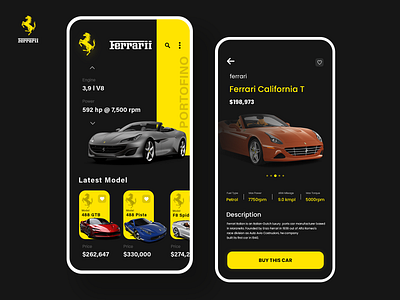 Ferrarii App Ui Concept