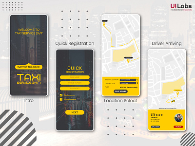 Taxi Service UI 2020 branding clean clean design design interaction design ui design