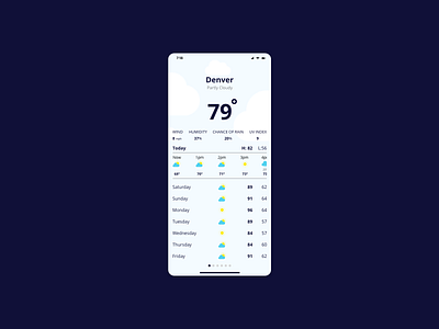 Weather conoverdesigns daily daily 100 challenge daily ui dailyui design mobile mobile app mobile app design mobile design mobile ui ui uidesign ux ux ui uxui weather weather app weather forecast