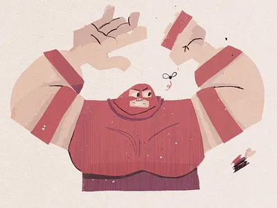 Juggernaut smash character character design characterdesign comics flat illustration juggernaut kidlit marvel xmen