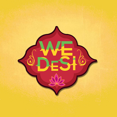 We Desi - Indian Style Logo Design indian indian style logo indian truck art logo logo design logo designs truck art