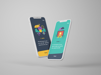 Gamer app design ui ux
