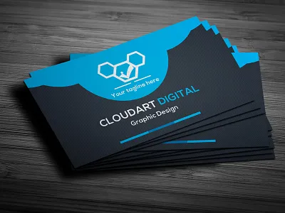 Business Card blue clean design colorful inspiration marketing agency pattern photoshop print smooth