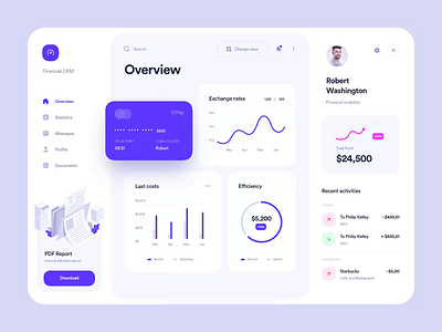 Banking Dashboard adaptive design app application clean dashboard dashboard ui design finance interface interfaces mobile money motion responsive tablet ui ux wallet web webdesign