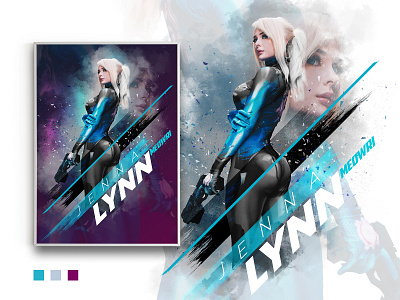 Meowri - Poster art artwork collage concept art cosplay design illustration model photoshop poster poster design sci fi