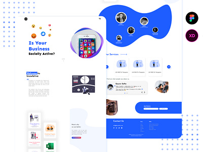 Landing Page For Digital Marketing Agency landing page landing page design landing page ui single page ui website