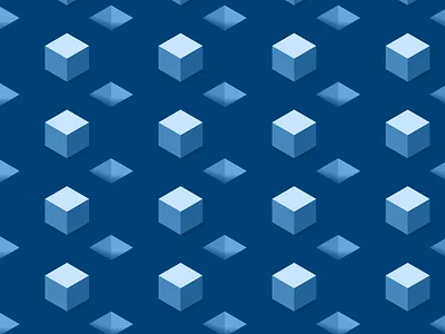 isometric cube pattern ux