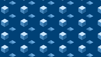 isometric cube pattern ux