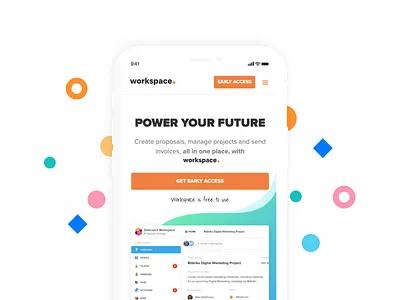 TapChief Workspace LP [Mobile View] iphone landing page landing page concept landing page design landing page ui landing pages mobile website design responsive design responsive web design responsive website design web design website website design websites