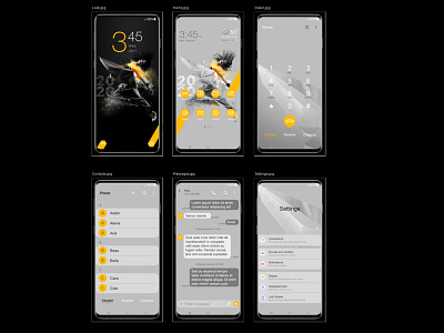 Samsung Theme Design Project samsung theme ui