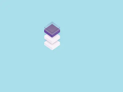 3D isometric cube