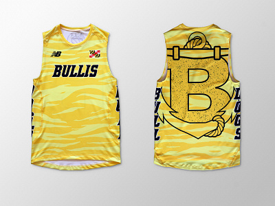 Bullis Track & Field branding graphic design logo running sports track and field