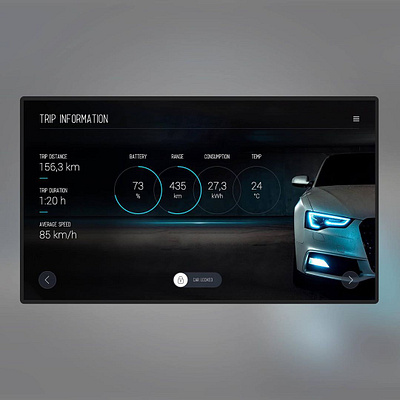 Car Interface Webdesign animation app car design form forms illustration login sign in ui uiux ux webdesign