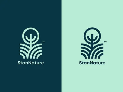 Logo Design for the StanNature 🌳 brand identity branding eco ecofriendly ecology green green logo logo logo symbol logomark logotype mark design tree logo trees
