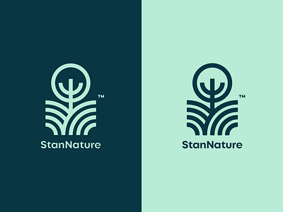 Logo Design for the StanNature 🌳 brand identity branding eco ecofriendly ecology green green logo logo logo symbol logomark logotype mark design tree logo trees