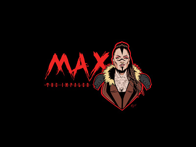 Max The Impaler sticker wrestling