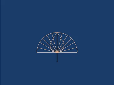 Parasol 3 branding canopy design drop droplet horizon icon identity illustration logo parasol rain sunrise sunshine umbrella vector