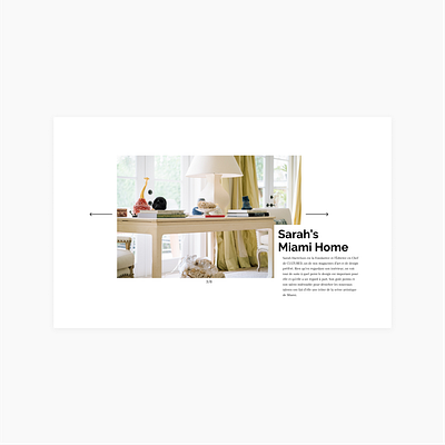 Navigateur de photo | Sarah's Miami Blog blog grid typography ui ux