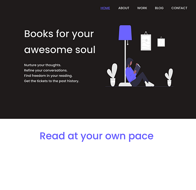 Book site alignment design flat grid minimal typography ui ux web website