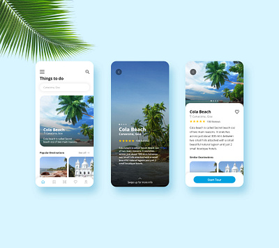 Travel app UI app app design design minimal mobile app mobile app design travel app ui ux