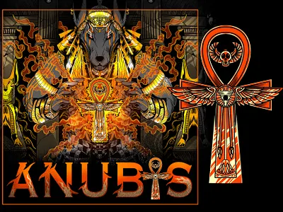 THE SECRET ANUBIS EGYPT amazing animal anubis art art direction artist artwork best design colorful cool design egypt illustration outstanding unique