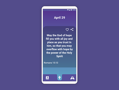 Daily Bible verse concept app design bible verse mobile design ui ui design