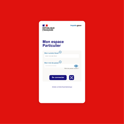 Redesign | impots.gouv form impots mobile redesign ux uxui