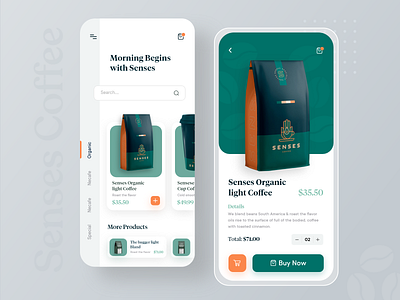 Sanses | Coffee product app design 2020 trends app design apps screen coffee dribbble best shot ecommerce ecommerce app ios app design minimalist mobile app mobile app design mobile apps mobile ui kit packaging design products shop typography ui design uiux uiux designer