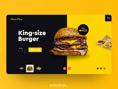 Food delivery Service africa animation brand branding design desktop flat icon illustration landing page minimalist typography ui ui design uiux web website xd