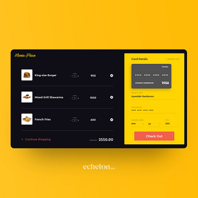 Food Delivery Service - Shopping cart africa animation branding cards ui cart flat food icon illustraion logo minimalist shopping typography ui ui ux ui design uiux vector vectorart website