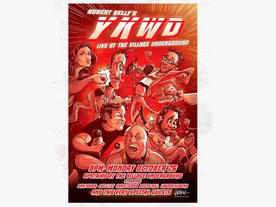 Live Comedy Podcast Illustration - Poster Design caricature cartoon comedian comedy drawing illustration poster poster art poster artwork poster design