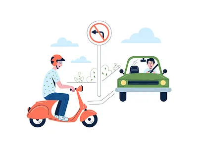 Illustrations for Injury lawyer accident branding character flat icon illustration injured injury law law firm minimal scooter simple traffic ui ui illustration ux vector vector illustration work