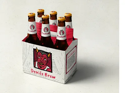 Folklore Brewery Concept Art art beer branding brewery design graphic graphic design illustration logo logo design typography