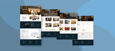 Hotel Page design hotel hotel branding hotel page hotel website ui uiux ux web