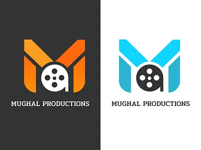 Mughal Production's branding design film graphic logo production ui ux