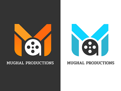 Mughal Production's branding design film graphic logo production ui ux