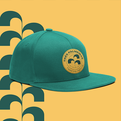 Fazenda Três Palmeiras brand branding design farm logo palmtree rebranding visual id
