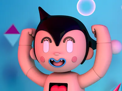 Astro 2 3d art toy arttoy astro astro boy astroboy c4d character character design characterdesign cinema cinema 4d cinema4d design illustration octane octane render octanerender photoshop toy