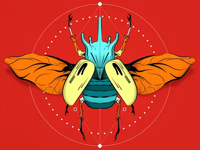 🦋Stang on you digital art dribbble illustration illustrator photoshop procreate art