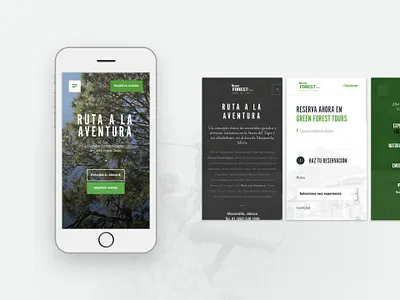 Greenforest - Responsive design development ecommerce responsive uxui web website